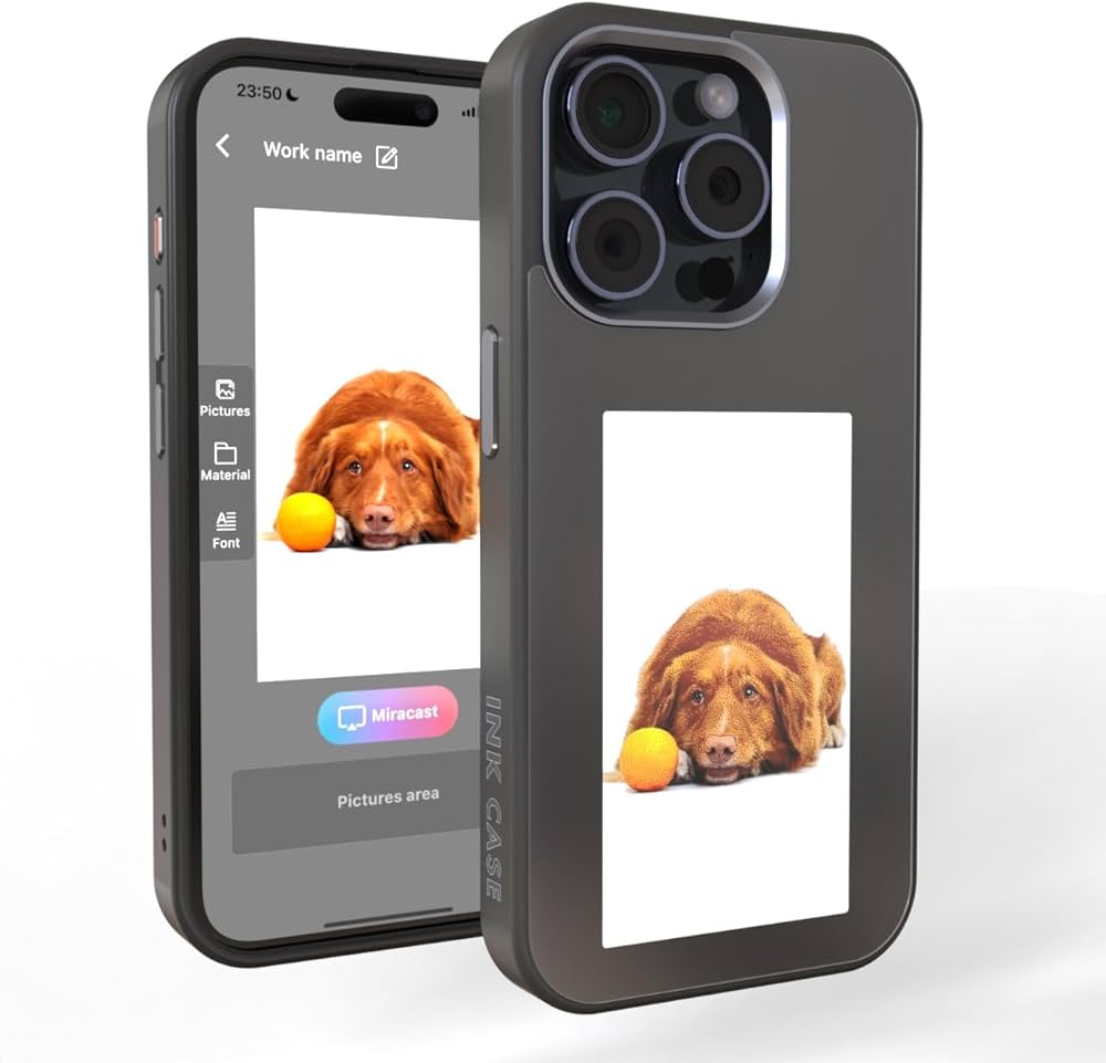 Smart NFC E-Ink Phone Case for iPhone