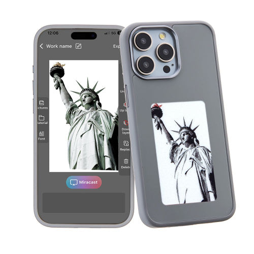 Smart NFC E-Ink Phone Case for iPhone